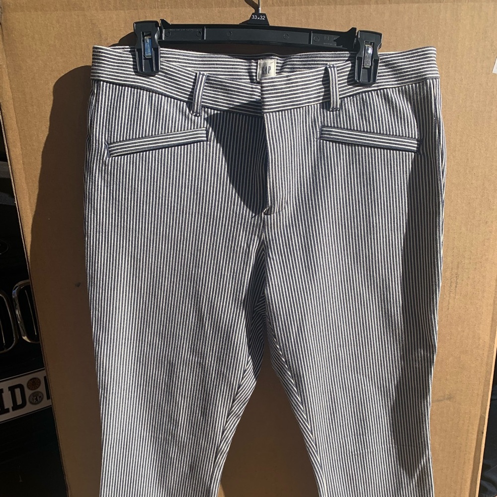 Gap pin stripe pants